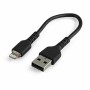 Câble USB vers Lightning Startech RUSBLTMM15CMB Noir 15 cm | Tienda24 - Global Online Shop Tienda24.eu