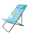 Chaise longue inclinable Aktive Bleu 53 x 87 x 78 cm (4 Unités) | Tienda24 Tienda24.eu