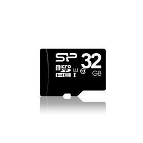 Cartão de Memória Micro SD com Adaptador Silicon Power SP032GBSTH010V10SP SDHC 32 GB de Silicon Power, Cartões de memória - R...