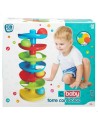 Gioco di Abilità per Bambini Colorbaby 15 x 37 x 15 cm (6 Unità) da Colorbaby, Cubi, piramidi e anelli componibili - Ref: S89...