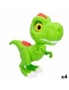 Statuetta Articolata Funville Dinosauro 23 x 21 x 8 cm 23 x 21,5 x 8,5 cm (4 Unità) da Funville, Giochi musicali - Ref: S8902...