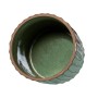 Set of Planters Alexandra House Living Green Ceramic Stripes 2 Pieces by Alexandra House Living, Cachepots - Ref: D1627083, P...