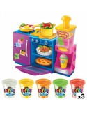 Jogo de Plasticina Softee Meal Time (3 Unidades) | Tienda24 Tienda24.eu