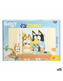 Child's Puzzle Bluey Double-sided 24 Pieces 50 x 35 cm (12 Units) | Tienda24 Tienda24.eu