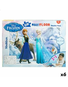 Puzzle per Bambini Frozen Double-face 108 Pezzi 70 x 1,5 x 50 cm (6 Unità) da Frozen, Puzzle classici - Ref: S8902567, Precio...