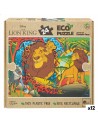 Puzzle Enfant The Lion King Double face 24 Pièces 70 x 1,5 x 50 cm (12 Unités) | Tienda24 Tienda24.eu