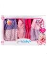 Kleidung für Puppen Colorbaby 3 Stücke 6 Stück | Tienda24 Tienda24.eu