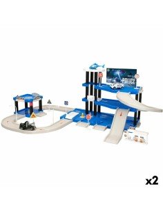 Car park with Cars Speed & Go 37 x 29 x 25 cm (4 Units) | Tienda24 Tienda24.eu