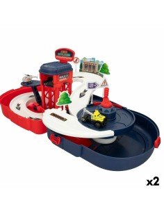 Car park with Cars Speed & Go 37 x 29 x 25 cm (4 Units) | Tienda24 Tienda24.eu