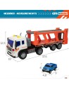 Camion porte-véhicules et Voitures à Friction Speed & Go 37,5 x 12,5 x 10 cm (2 Unités) | Tienda24 Tienda24.eu