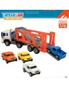 Camion porte-véhicules et Voitures à Friction Speed & Go 37,5 x 12,5 x 10 cm (2 Unités) | Tienda24 Tienda24.eu