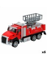 Camion de Pompiers Speed & Go 21 x 9,5 x 5,5 cm (6 Unités) | Tienda24 Tienda24.eu