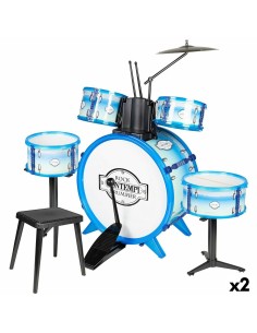 Set of toy musical instruments Woomax Wood 14,5 x 4,5 x 14,5 cm (4 Units) | Tienda24 Tienda24.eu