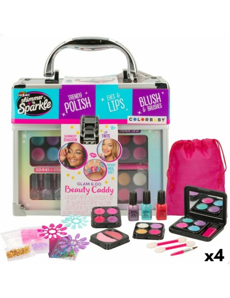 Conjunto de Maquilhagem Infantil Cra-Z-Art Shimmer 'n Sparkle Glam & Go 19 x 16 x 8 cm 4 Unidades | Tienda24 Tienda24.eu