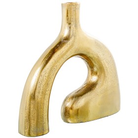 Vase Alexandra House Living Golden Aluminium by Alexandra House Living, Vases - Ref: D1627123, Price: 76,90 €, Discount: %