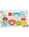 Set di sonagli Colorbaby 6 Pezzi 12,5 x 1,5 x 6,5 cm (6 Unità) da Colorbaby, Sonagli e anelli di peluches - Ref: S8902829, Pr...