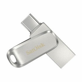 USB Pendrive SanDisk Ultra Dual Drive Luxe 512 GB Silberfarben