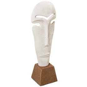 Figurine Décorative Alexandra House Living Blanc Aluminium Visage 13 x 10 x 39 cm de Alexandra House Living, Pièces de collec...