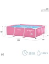 Schwimmbad Abnehmbar Intex Small Frame Familiar 28266NP Rosa 220 x 60 x 150 cm | Tienda24 Tienda24.eu