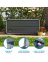 Chest Lifetime 60367 Grey Polyethylene 147 x 65 x 72 cm | Tienda24 Tienda24.eu