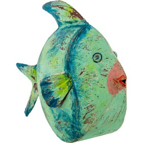 Deko-Figur Alexandra House Living grün Eisen Fisch 32 x 12 x 24 cm von Alexandra House Living, Sammlerstücke - Ref: D1627161,...