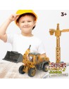 Construction set Colorbaby Construction Work Vehicles (Set) (2 Units) | Tienda24 Tienda24.eu