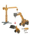 Construction set Colorbaby Construction Work Vehicles (Set) (2 Units) | Tienda24 Tienda24.eu