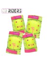 Set di Protezione Sportiva Colorbaby Neon Cali Vibes Giallo (4 Unità) da Colorbaby, Caschi per bambini - Ref: S8903110, Preci...