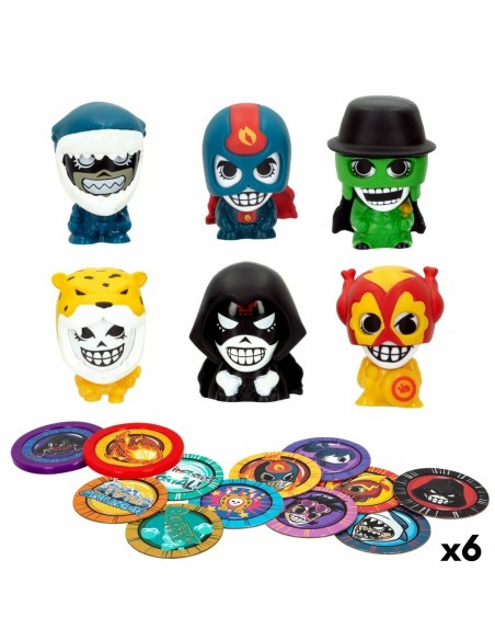 Actionfiguren Eolo Super Masked 3 x 4,3 x 3,2 cm (6 Stück) | Tienda24 Tienda24.eu