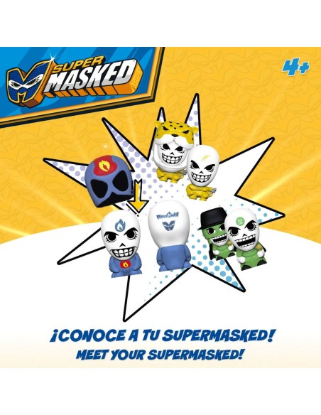 Actionfiguren Eolo Super Masked 3 x 4,3 x 3,2 cm (6 Stück) | Tienda24 Tienda24.eu