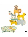 Bauspiel + Figuren Woomax tiere 16 Stücke 7 x 7 x 1,5 cm (6 Stück) | Tienda24 Tienda24.eu