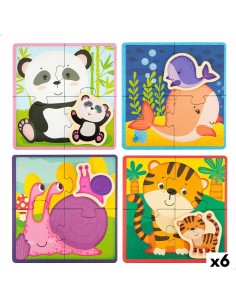 Puzzle per Bambini Lisciani animali 16 Pezzi 16 x 1 x 16 cm (6 Unità) da Lisciani, Puzzle classici - Ref: S8903155, Precio: 5...