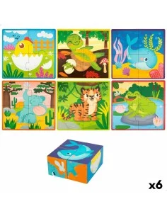 3D Puzzle Lisciani 4 Pieces 22 x 23 x 1 cm (6 Units) animals by Lisciani, 3-D Puzzles - Ref: S8903157, Price: 80,72 €, Discou...