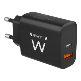 Wall Charger Ewent EW1319 Black 20 W by Ewent, Chargers - Ref: M0322949, Price: 9,78 €, Discount: %