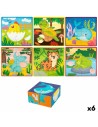 Puzzle 3D Lisciani 4 Peças 22 x 23 x 1 cm (6 Unidades) animais | Tienda24 Tienda24.eu