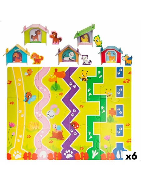 Puzzle Infantil Lisciani Quinta 27 Peças 48 x 1 x 36 cm (6 Unidades) | Tienda24 Tienda24.eu