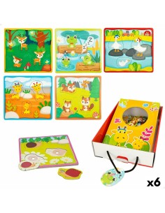 Puzzle Infantil Lisciani Táctil 18 Piezas 16 x 0,5 x 15 cm (6 Unidades) de Lisciani, Puzzles - Ref: S8903161, Precio: 69,65 €...