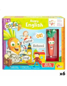 Juego Educativo Lisciani Carotina Baby Happy English Electrónico Puzzle 4,5 x 14,5 x 3 cm (6 Unidades) de Lisciani, Juegos de...