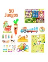 Educational Game Lisciani Carotina Baby 50 Juegos Electric 4,5 x 14,5 x 3,5 cm (6 Units) | Tienda24 Tienda24.eu