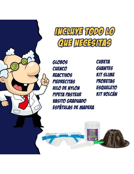 Science Game Lisciani El gran laboratorio del científico loco ES (4 Units) | Tienda24 Tienda24.eu