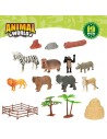 Figuras de animais Colorbaby 19 Peças Selva Plástico 14 x 6 x 5 cm (6 Unidades) | Tienda24 Tienda24.eu