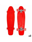 Skateboard Colorbaby Red (2 Units) | Tienda24 Tienda24.eu