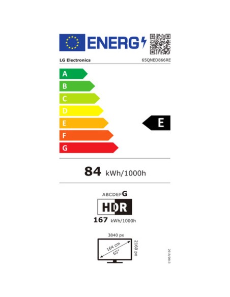 Smart TV LG 65QNED866RE 65" 4K Ultra HD HDR AMD FreeSync QNED | Tienda24 Tienda24.eu
