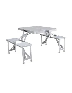 Mesa Plegable Aktive De acampada Bambú 80 x 67 x 60 cm | Tienda24 Tienda24.eu