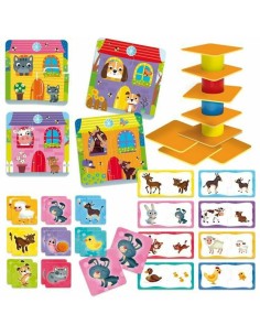 Puzzle 3D Lisciani 4 Peças 22 x 23 x 1 cm (6 Unidades) animais | Tienda24 Tienda24.eu