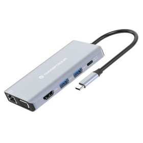 Hub USB Conceptronic 110519307101 Gris Multicouleur 100 W de Conceptronic, Hubs USB - Réf : M0520989, Prix : 60,38 €, Remise : %