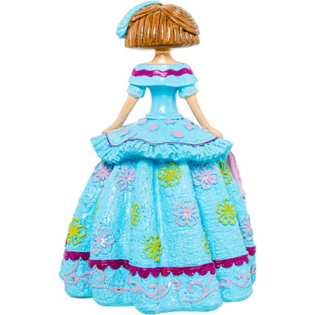 Figura Decorativa Alexandra House Living Celeste Plástico Vestido 15 x 15 x 21 cm de Alexandra House Living, Coleccionables -...