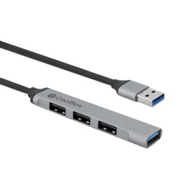 Hub USB CoolBox COO-HUB195 Cinzento Prateado de CoolBox, Hubs USB - Ref: S0240557, Preço: 5,88 €, Desconto: %