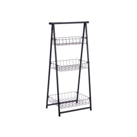 Scaffale Nero Ferro 44 x 31 x 90 cm di Kinvara, Scaffalature - Rif: S3627886, Prezzo: 21,15 €, Sconto: %