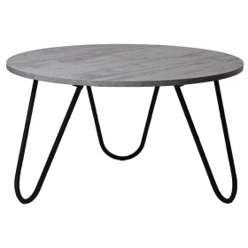 Table Basse Alexandra House Living Noir Argenté Bois 80 x 44 x 80 cm de Alexandra House Living, Tables - Réf : D1624572, Prix...